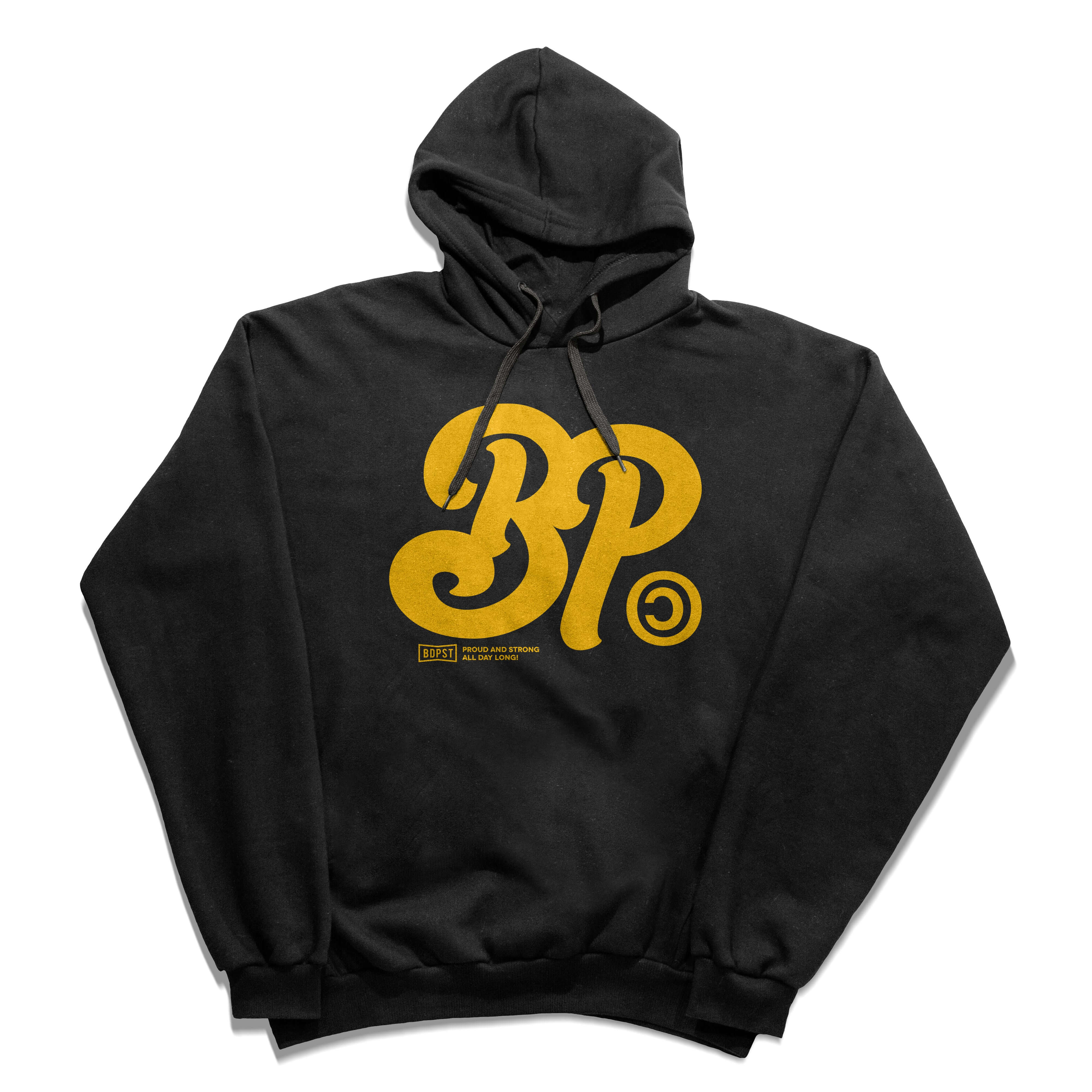 BP Clothing Yellow Classic Logo Hoodie - BP Shop