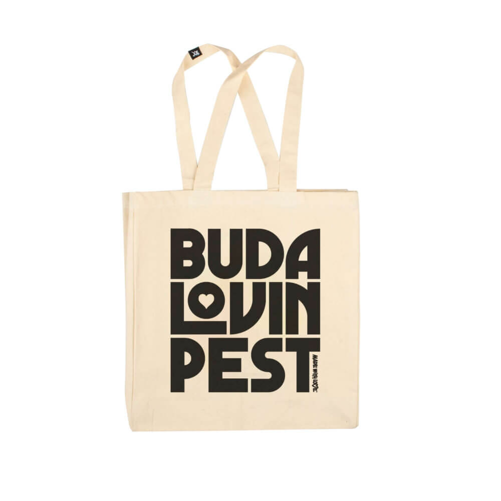 Budalovinpest Classic Logo Totebag (Off White)