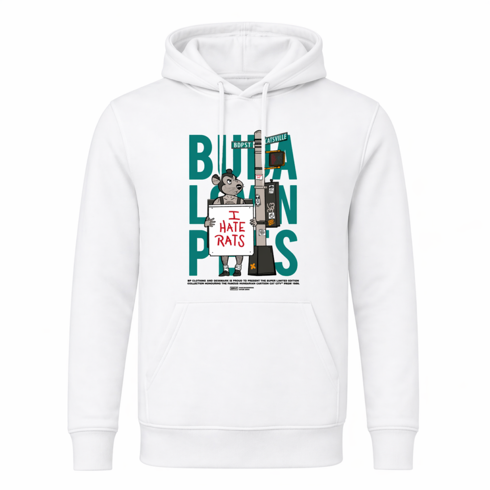 BP Clothing x Macskafogó I Hate Rats Hoodie