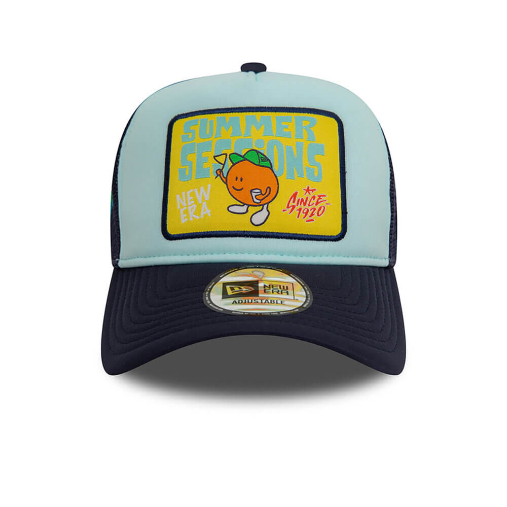 New Era  Summer Sessions Patch Blue A-Frame Trucker Sapka - Image 3