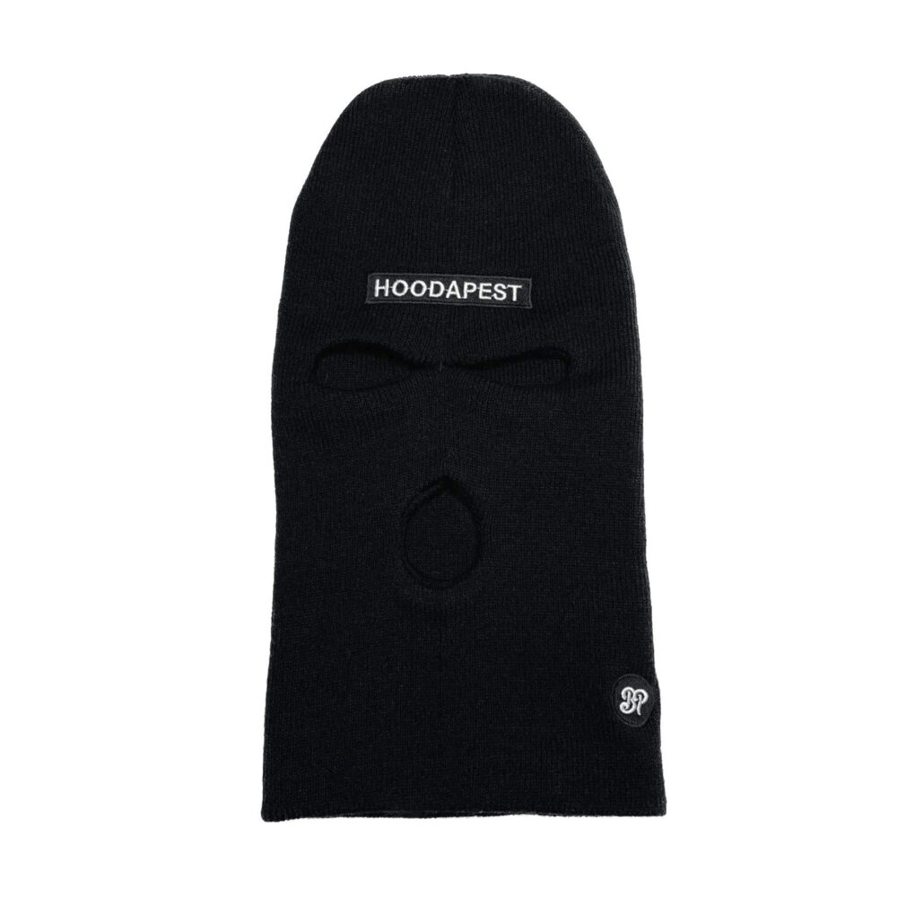 Hoodapest Terror Black Balaclava