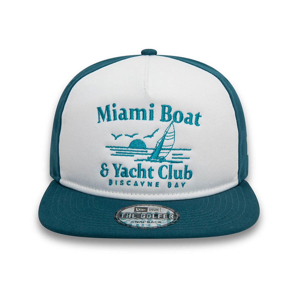 NEW ERA Miami Boat and Yacht Club Graphic Golfer Cap - Image 2