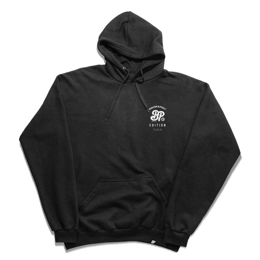 BP Clothing x Macskafogó Don Gatto Back Print Black Hoodie - Image 2