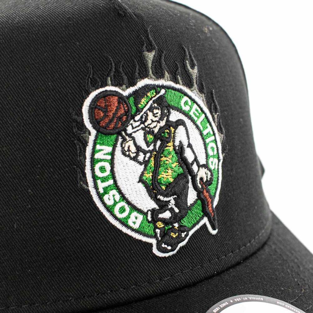 New Era Boston Celtics NBA Flame E-Frame Snapback Sapka - Image 2