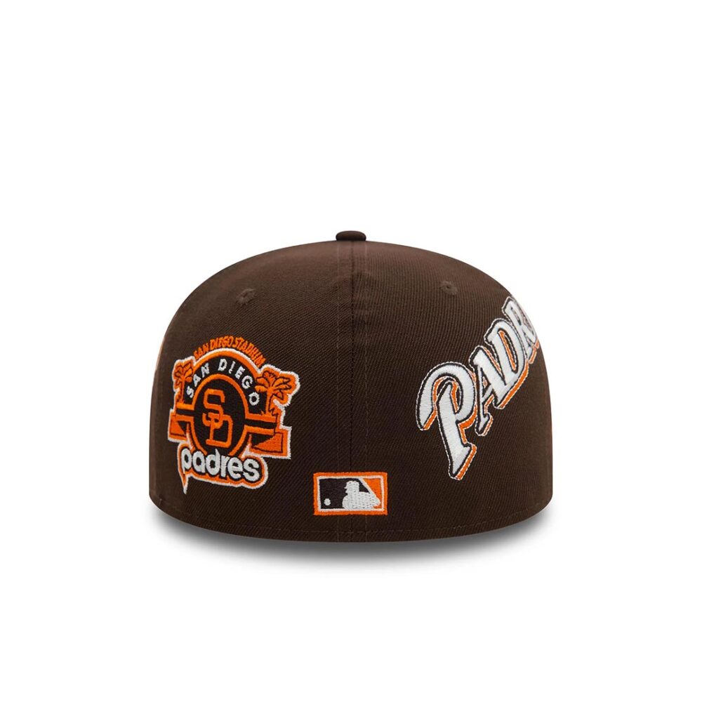 New Era 59Fifty San Diego Padres MLB Patch Brown Fitted Sapka - Image 2