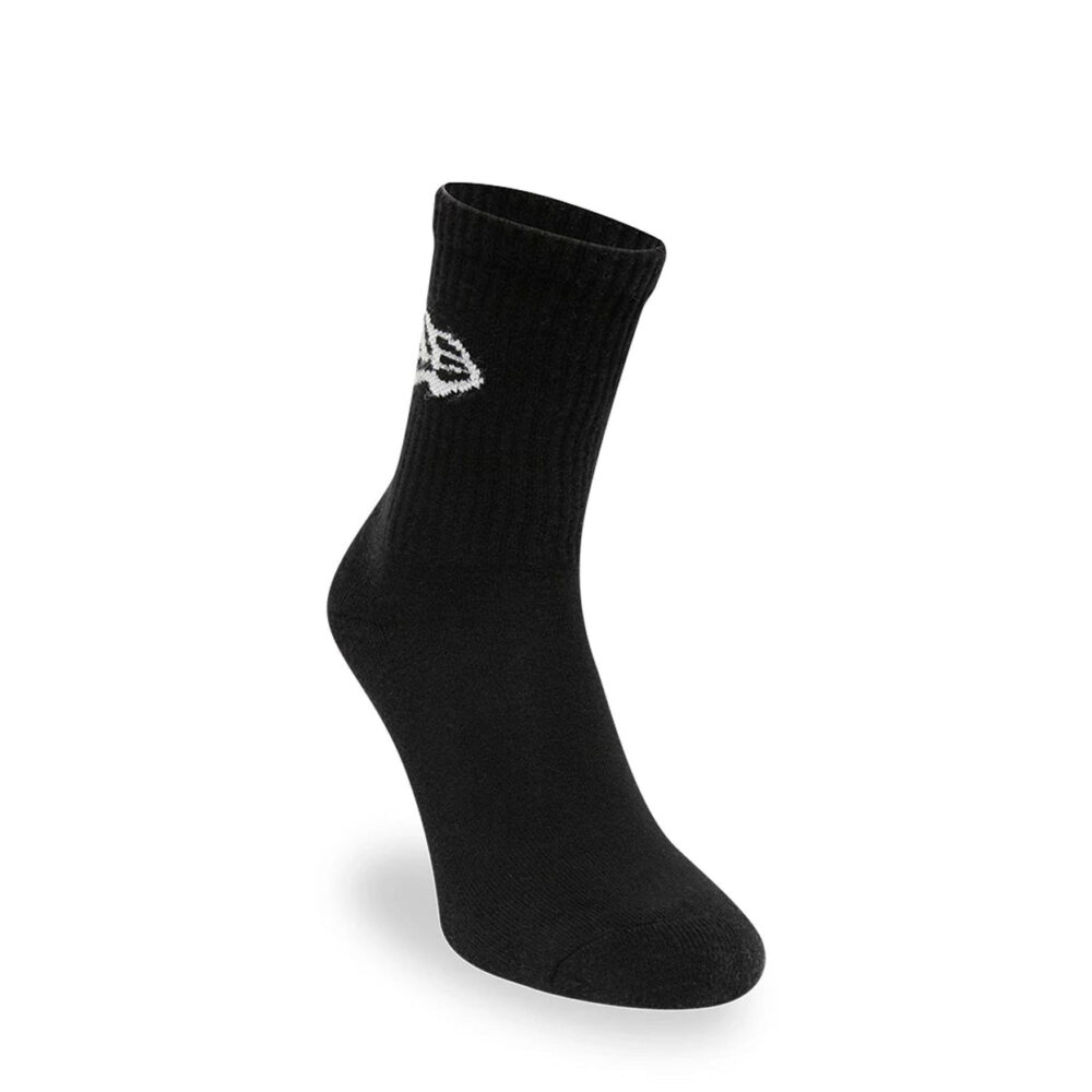 New Era Flag Crew 3-Pack Black Socks - Image 2