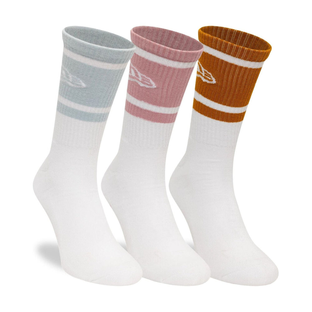 New Era Stripe Crew 3-Pack Socks - Image 2