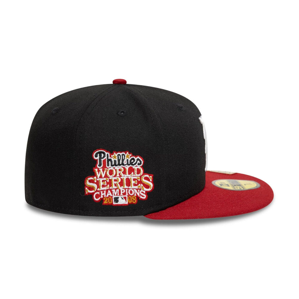 New Era Philadelphia Phillies Visor Clip 59fifty Fitted Cap - Image 4