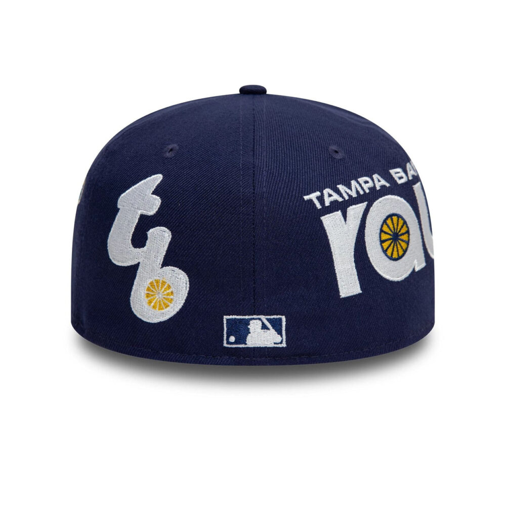 New Era MLB Tampa Bay Rays All Over 59fifty Fitted Cap - Image 2