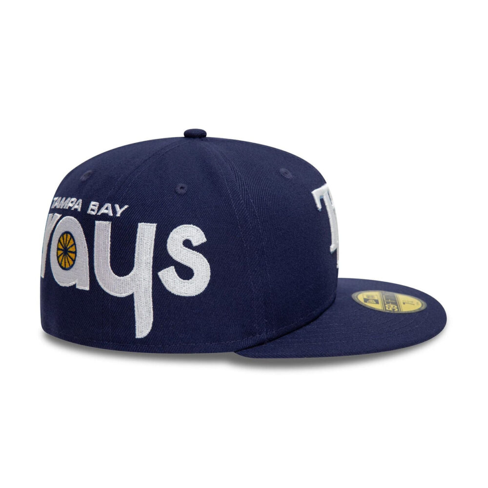 New Era MLB Tampa Bay Rays All Over 59fifty Fitted Cap - Image 4