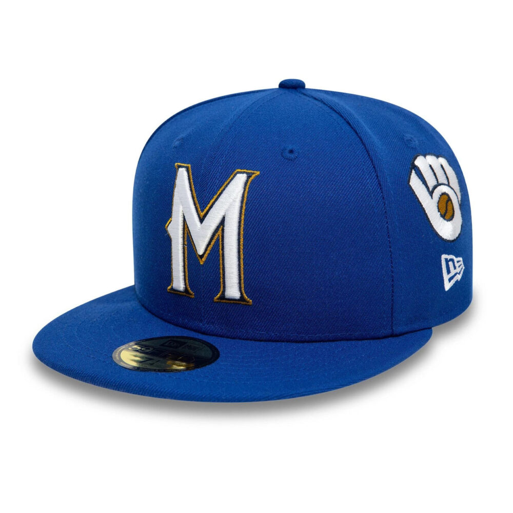 New Era MLB Milwaukee Brewers All Over 59fifty Fitted Cap