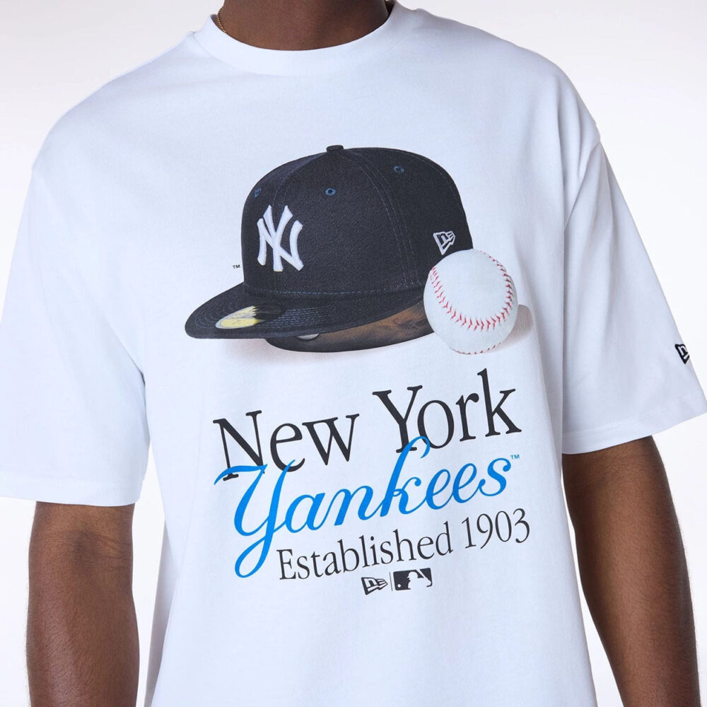 New Era MLB NY Yankees Script Graphic T-shirt - Image 2