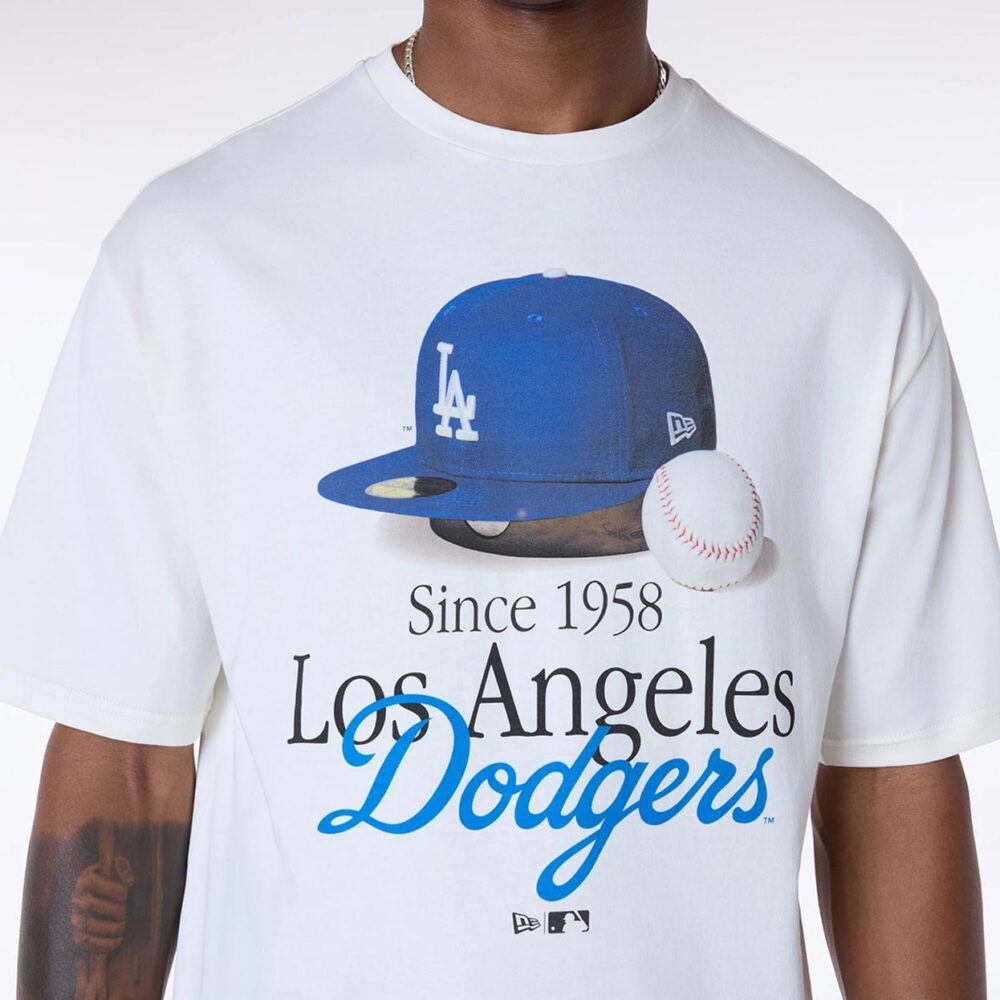New Era MLB LA Dodgers Script Graphic T-shirt - Image 2