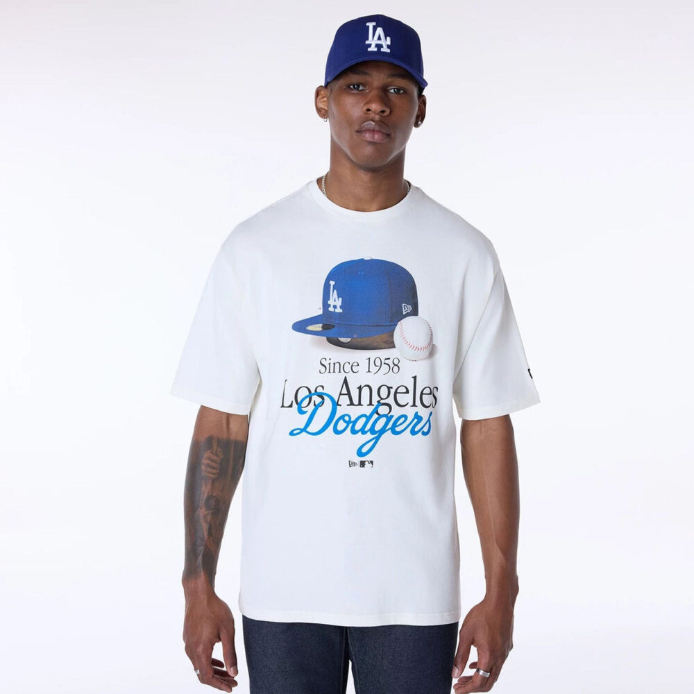 New Era MLB LA Dodgers Script Graphic T-shirt - Image 3