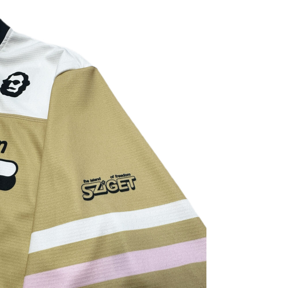 SZIGET x BP Clothing 2025 Gold Crop Top Jersey - Image 3