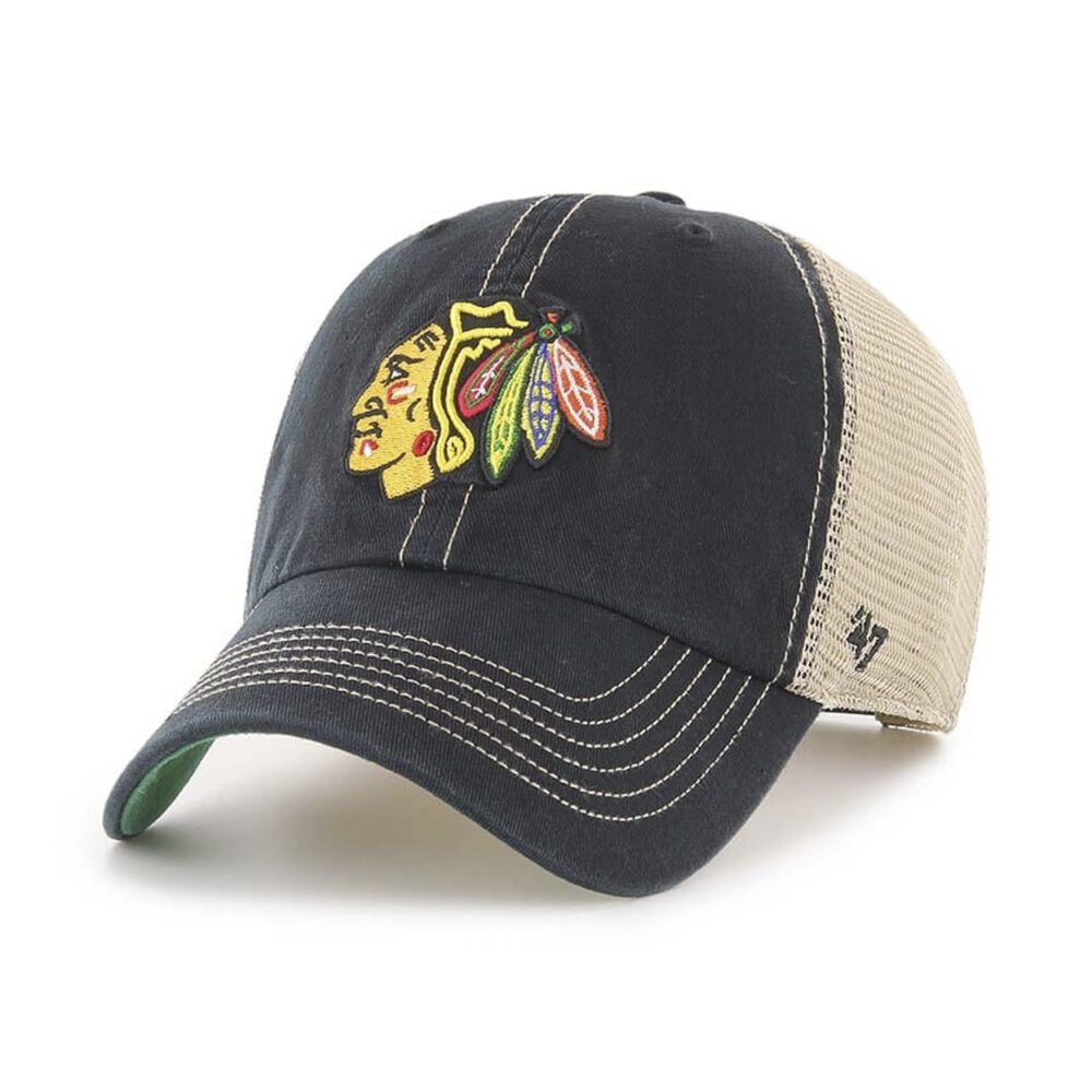 '47 Brand CHICAGO BLACKHAWKS TRAWLER CLEAN UP SNAPBACK