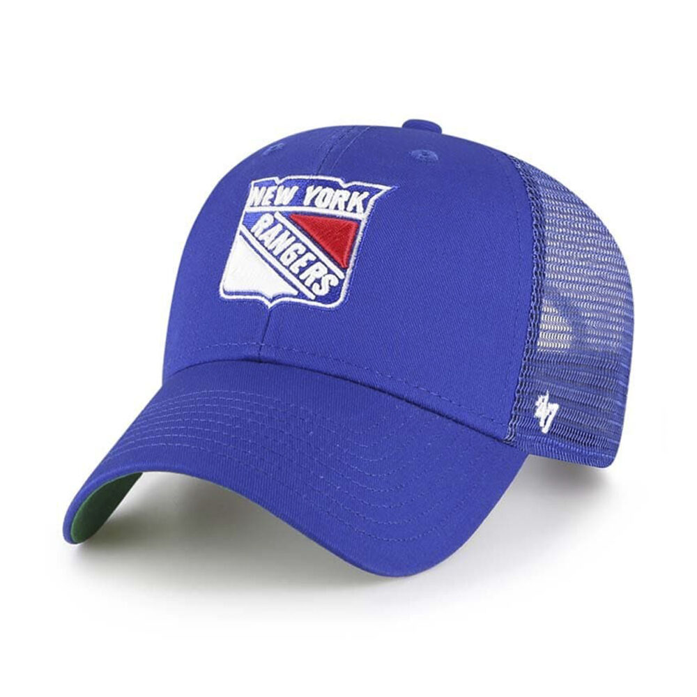 '47 Brand NEW YORK RANGERS ROYAL BRANSON MESH SNAPBACK