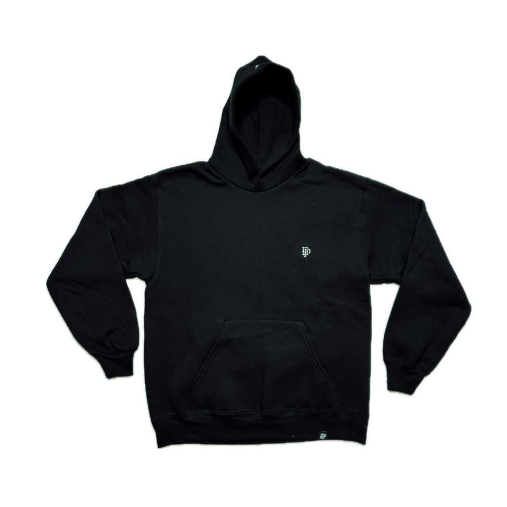 BP Clothing Collage Premium Oversize Black Hoodie