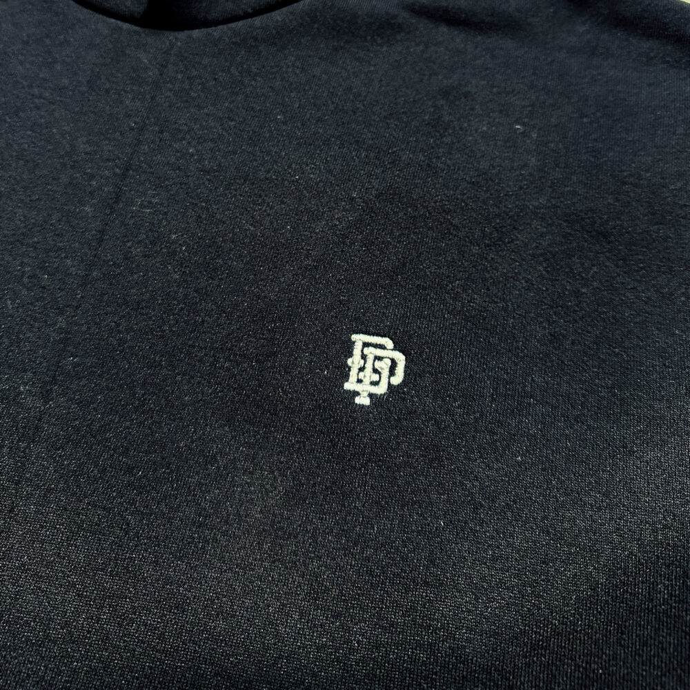 BP Clothing Collage Premium Oversize Black Hoodie - Image 2