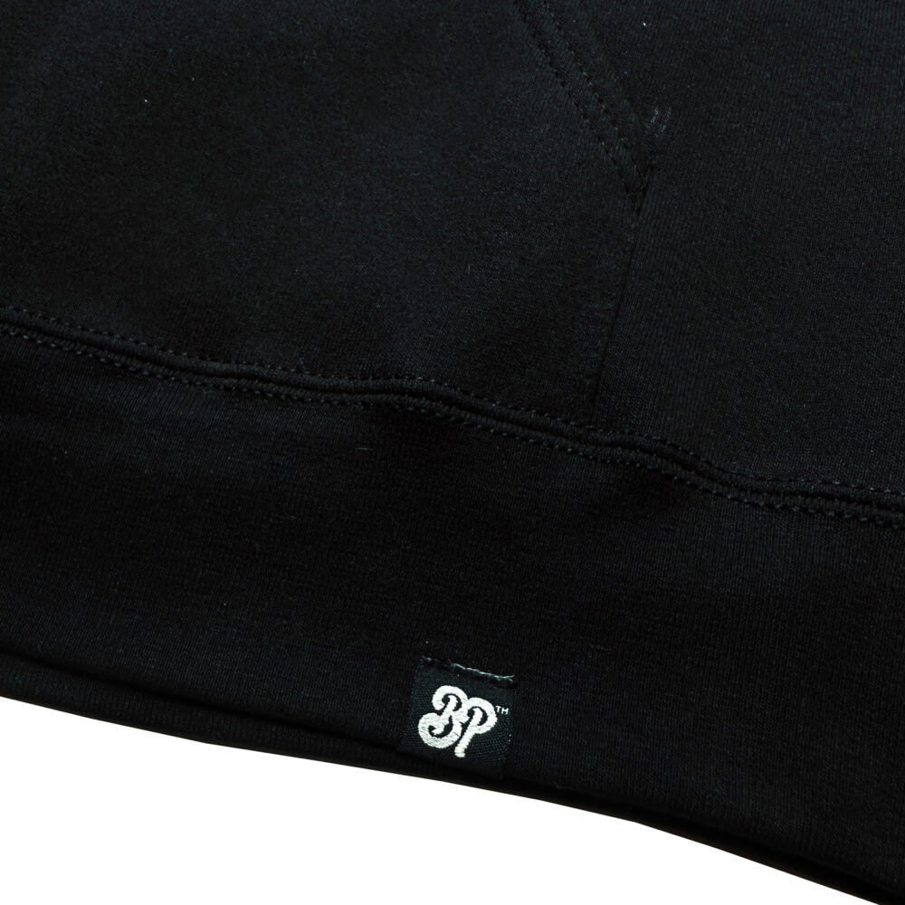 BP Clothing Collage Premium Oversize Black Hoodie - Image 4