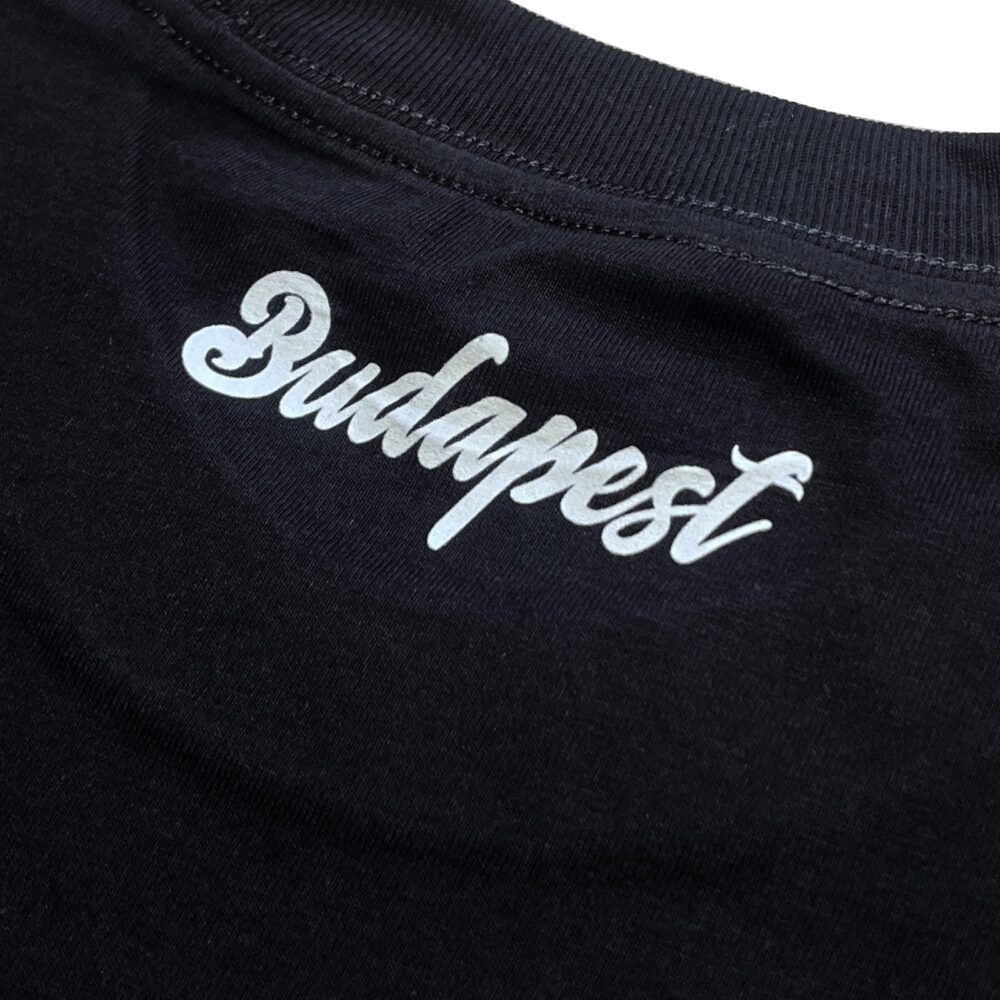 BP Clothing College Logo Basic Black Tee - Image 4