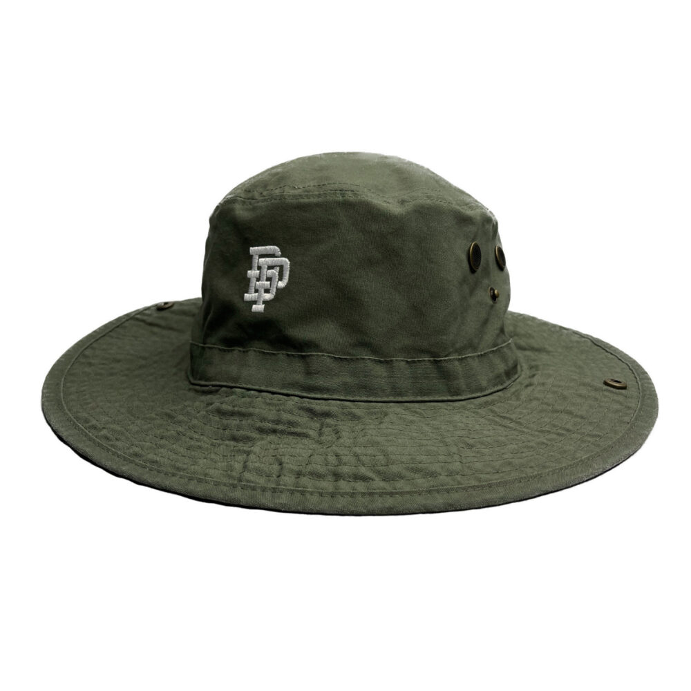 BP Clothing College Logo Olive Bucket