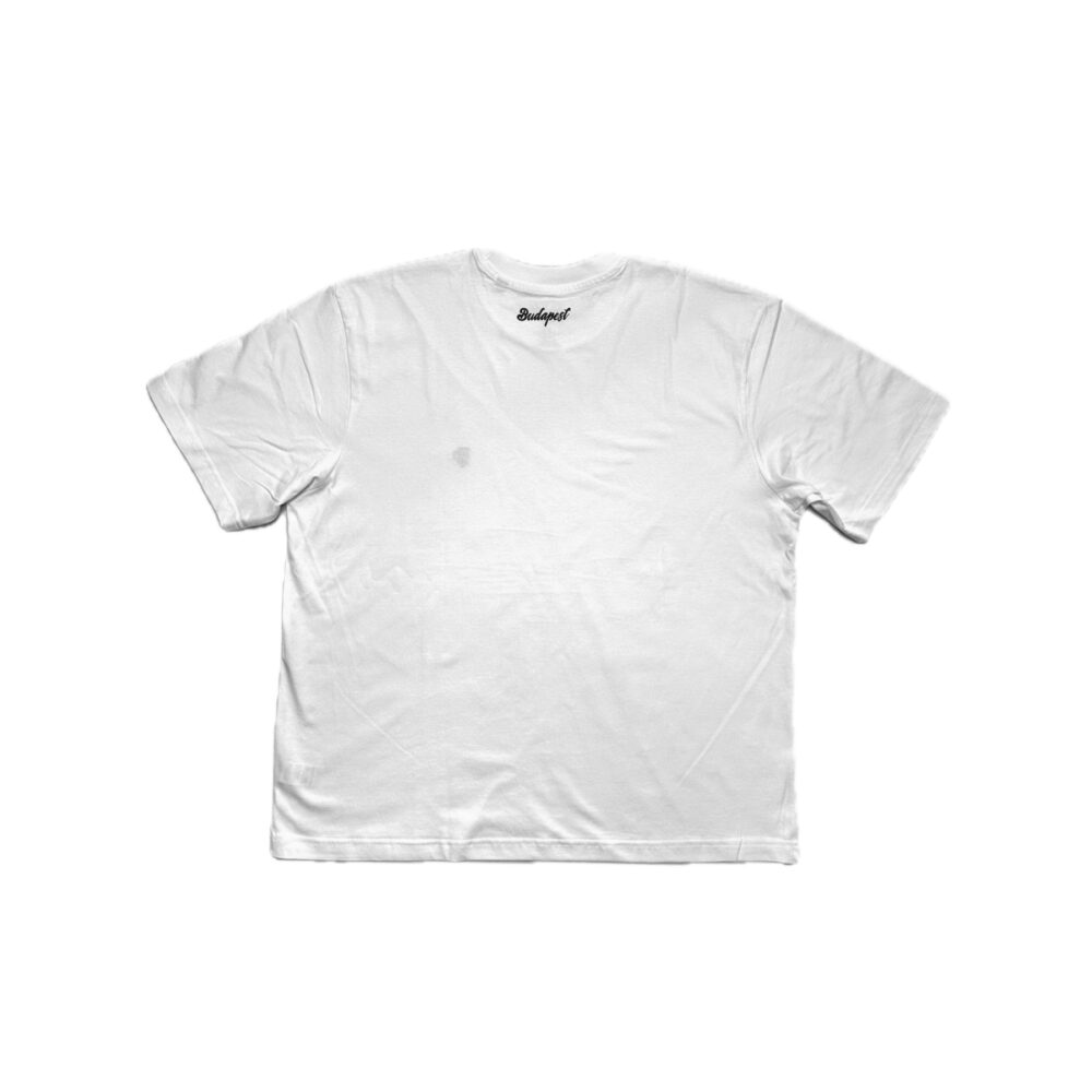 BP Clothing College embroidered Logo Oversize PRM White Tee - Image 2