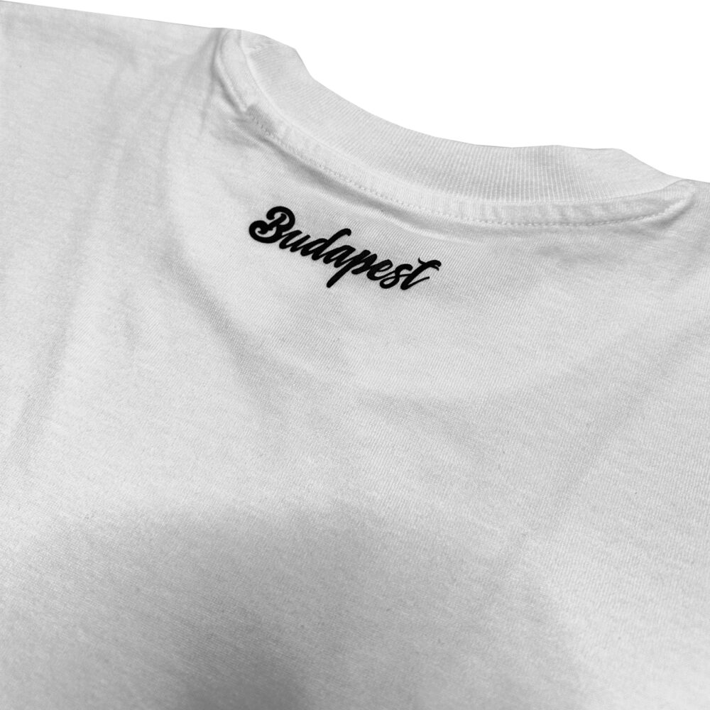 BP Clothing College embroidered Logo Oversize PRM White Tee - Image 4