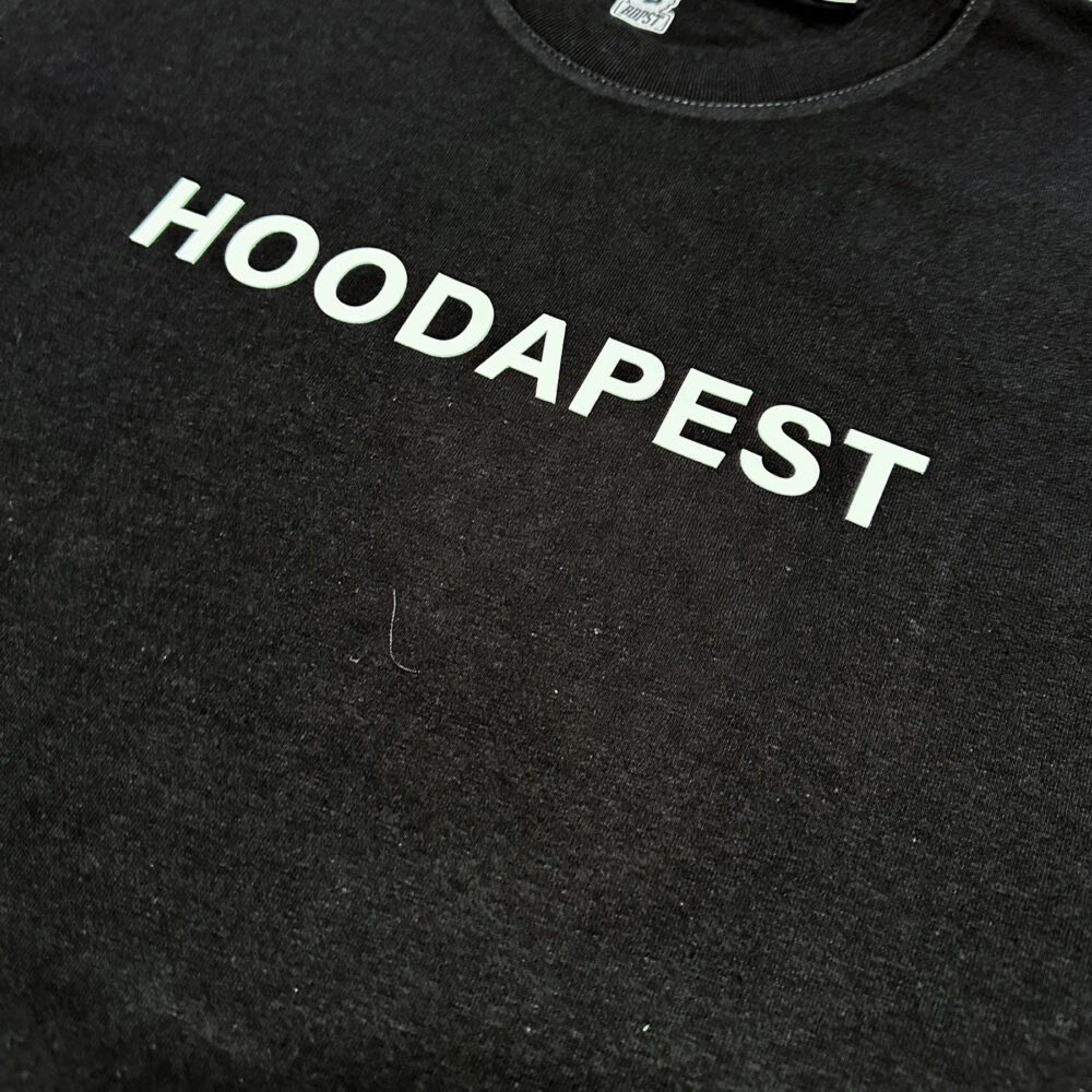 BP Clothing Hoodapest Premium Oversize Black Tee - Image 3