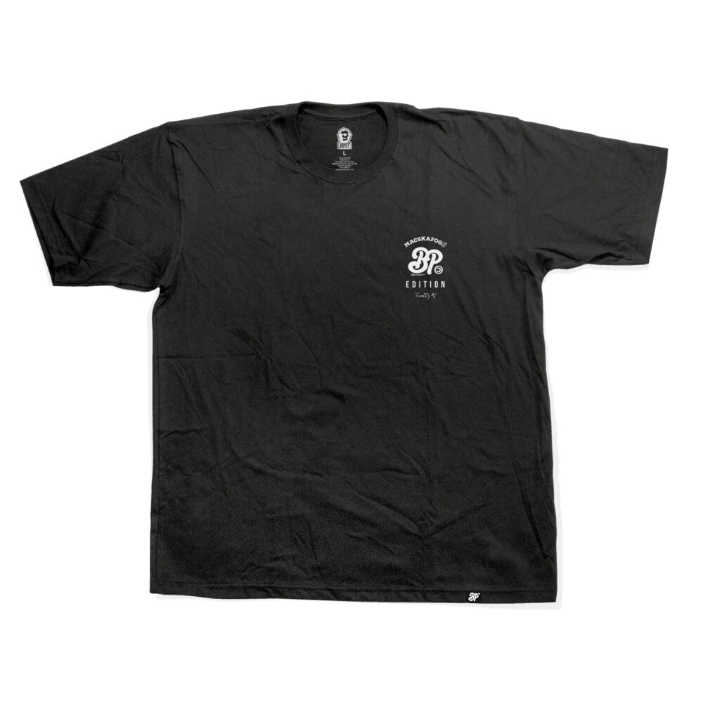 BP Clothing x Macskafogó My Name is Grabo Backprint Black Tee - Image 2