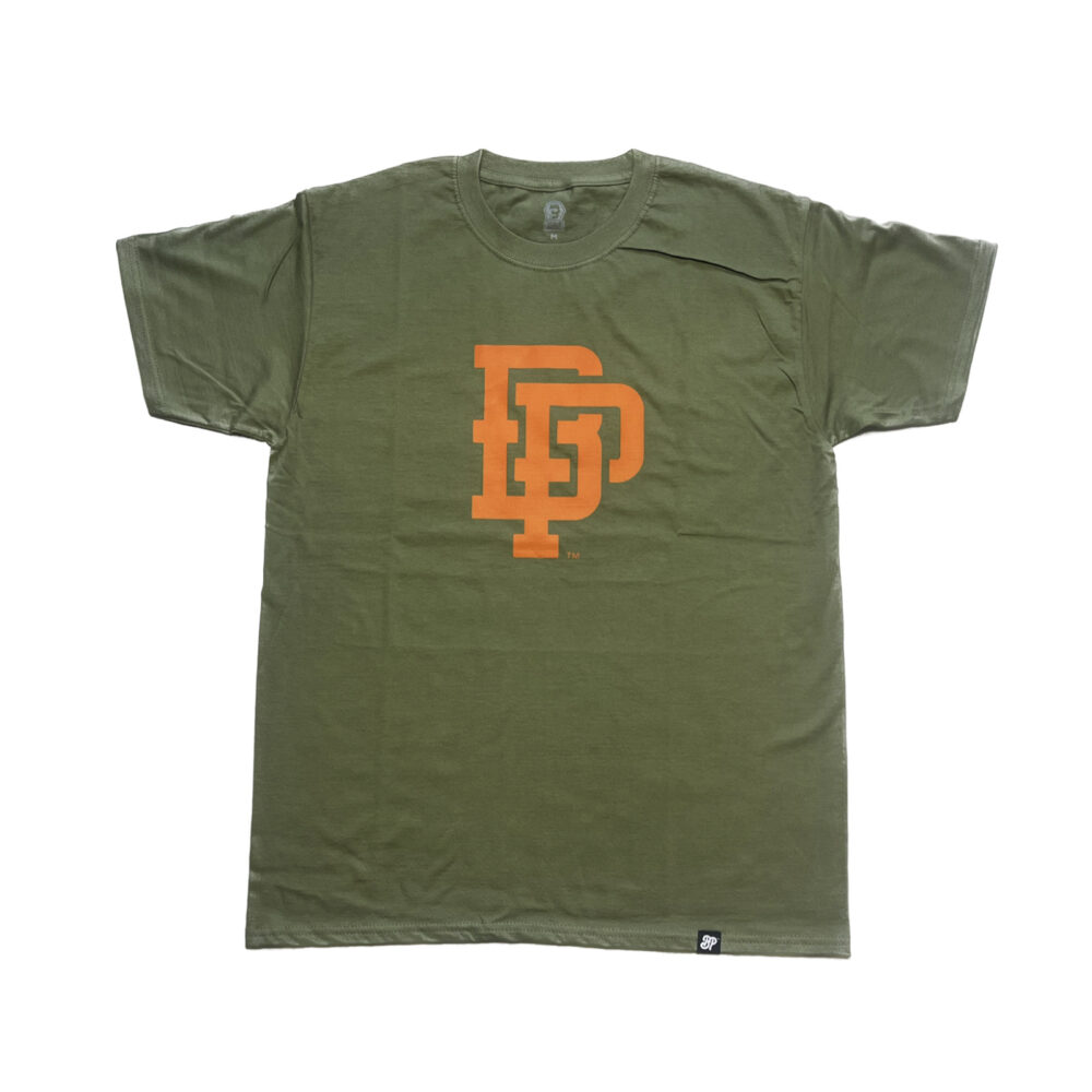 BP Clothing College Logo Basic Olive Tee