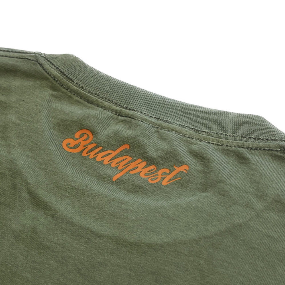 BP Clothing College Logo Basic Olive Tee - Image 4