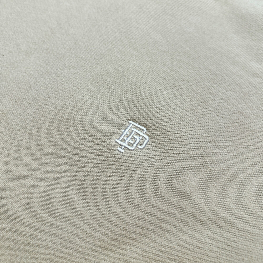 BP Clothing Collage Premium Oversize Beige Hoodie - Image 2