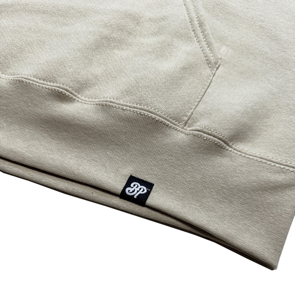 BP Clothing Collage Premium Oversize Beige Hoodie - Image 4