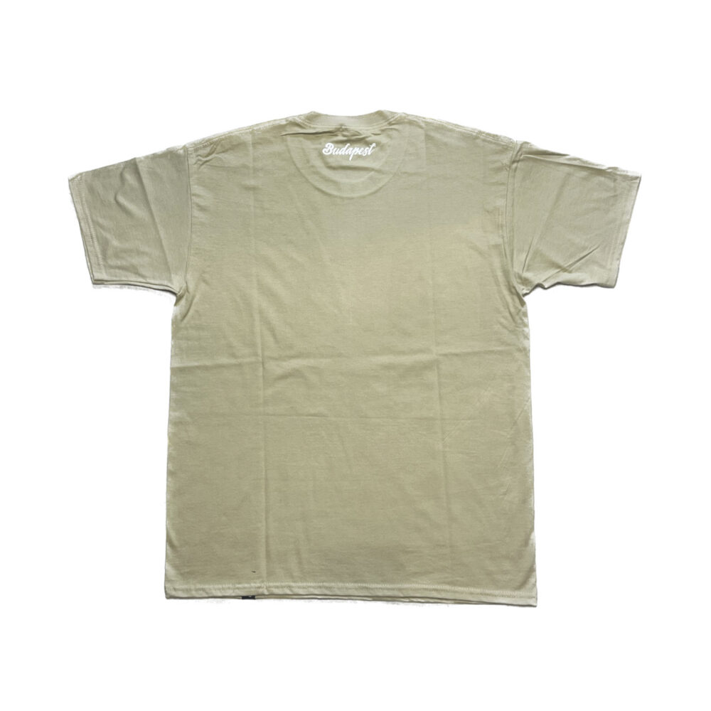 BP Clothing College Logo Basic Beige Tee - Image 2