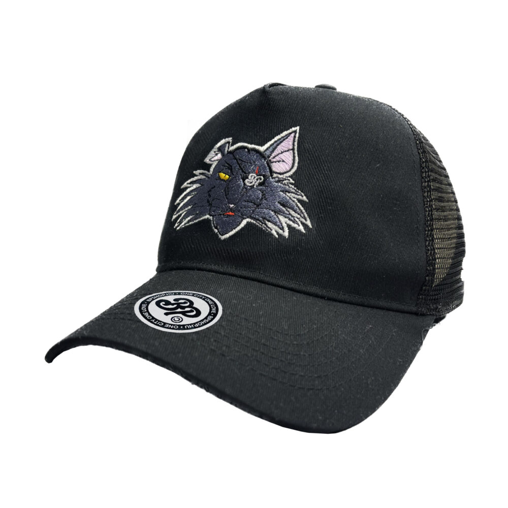 BP Clothing x Macskafogó Mr. Teufel Black Trucker