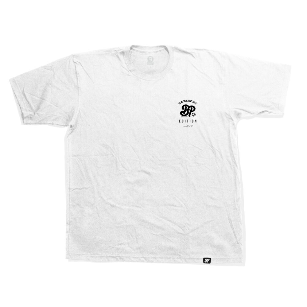 BP Clothing x Macskafogó Mr Scarface Teufel White Tee - Image 2