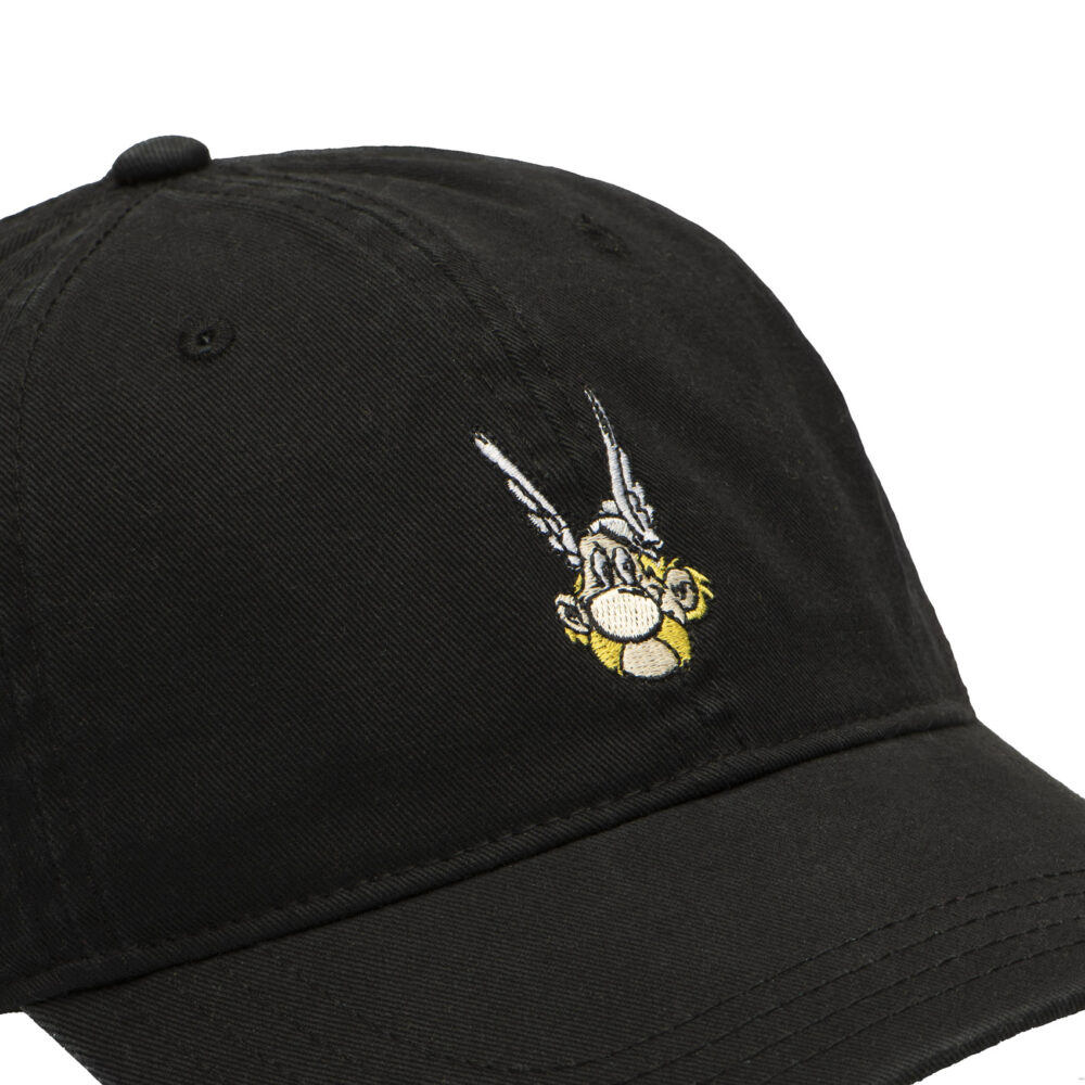 Capslab x ASTERIX and Obelix Dad Cap Black Strapback - Image 3
