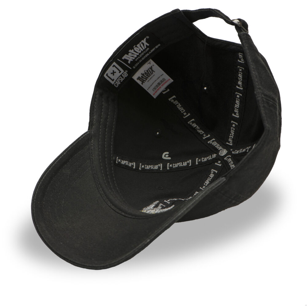 Capslab x ASTERIX and Obelix Dad Cap Black Strapback - Image 5