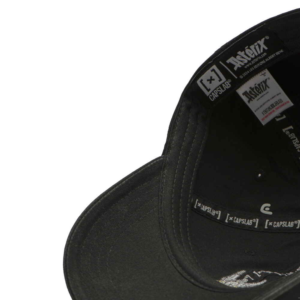 Capslab x ASTERIX and Obelix Dad Cap Black Strapback - Image 6