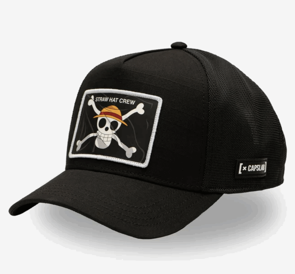Capslab x One Piece Black Flag Trucker