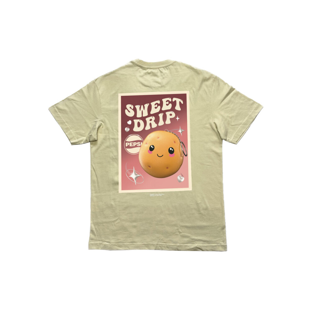 BP Clothing x Pepsi Sweet Drip Oversize Beige Tee