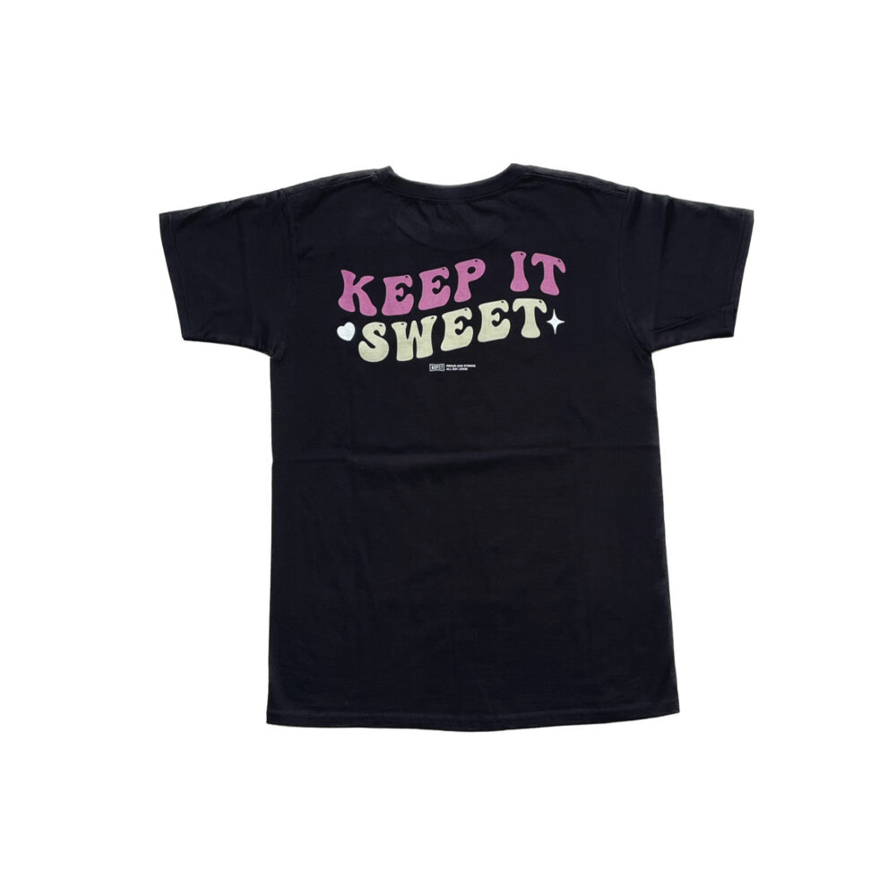 BP Clothing x Pepsi Keep it Sweet Black Tee - Image 2