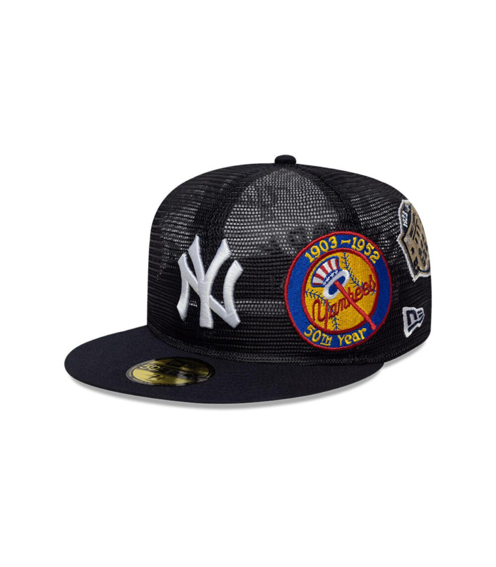New Era New York Yankees AOP Mesh 59FIFTY Fitted Cap