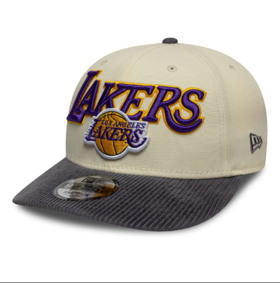 New Era 9FIFTY LA Lakers Cord Visor Snapback