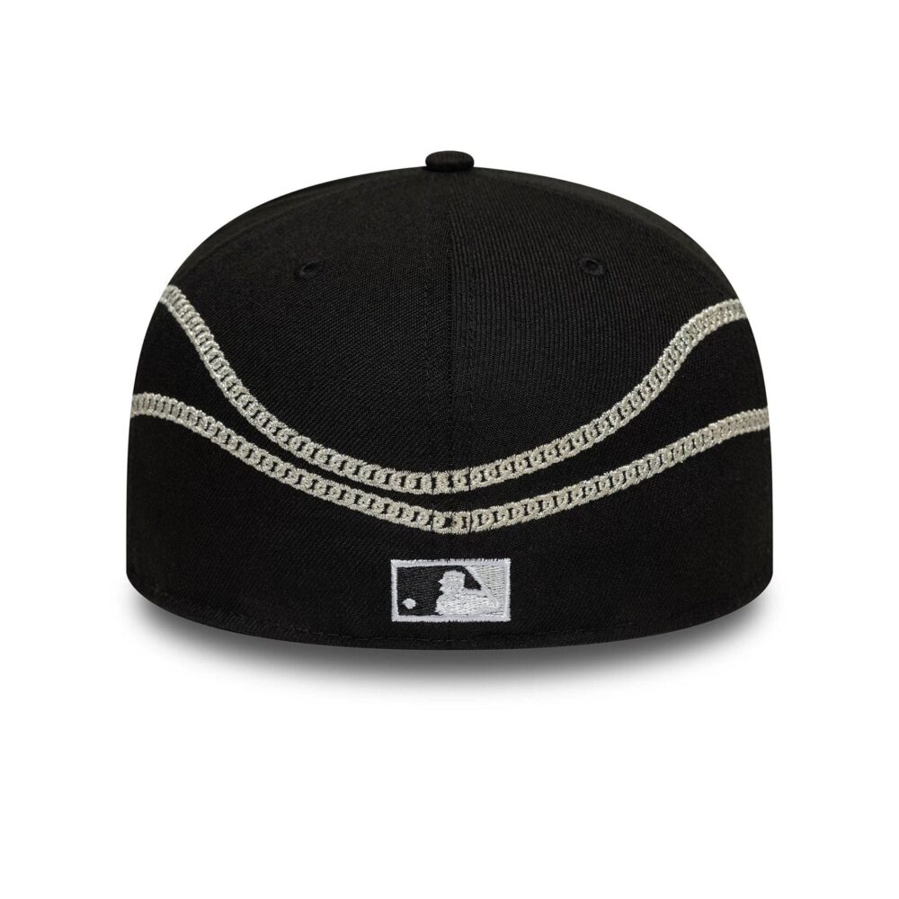 Chicago White Sox MLB Chain Wrap Black 59FIFTY Fitted Cap - Kép 2