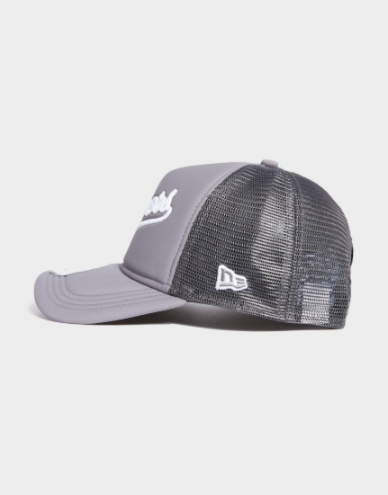 New Era Script Trucker Cap – Los Angeles Dodgers – Grey