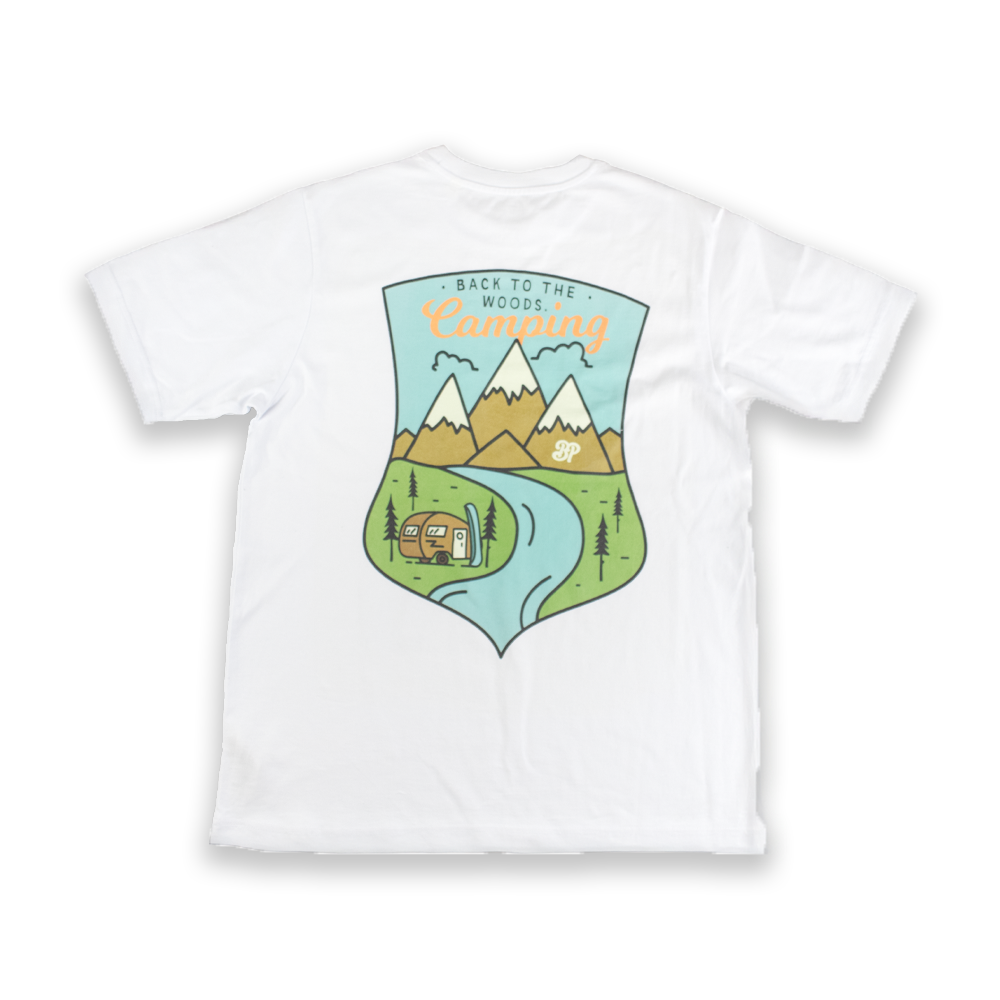 BP Clothing Camping PREMIUM OVERSIZE white TEE