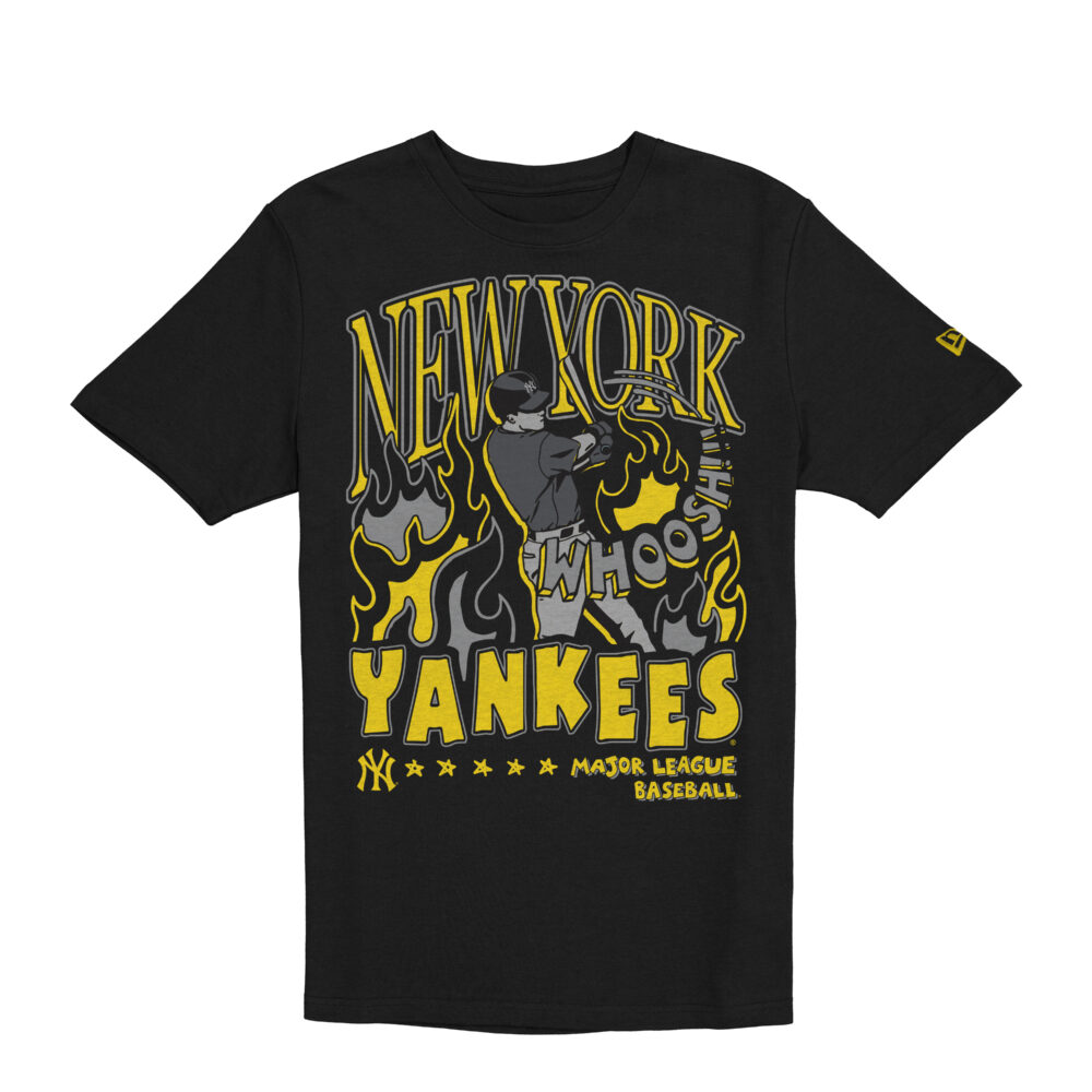 New Era MLB New York Yankees Player Life Graphic Black Tee