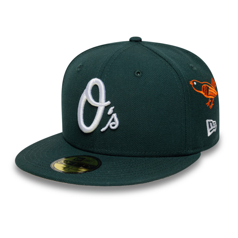 New Era 59FIFTY MLB Baltimore Orioles Green Fitted Sapka